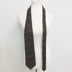 BALLY men’s floral tie silk necktie